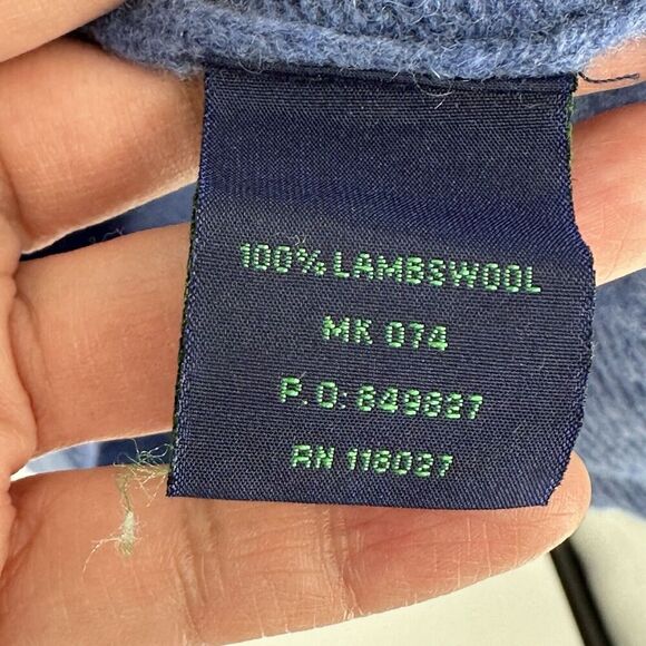 BODEN MEN'S 100% LAMBS WOOL PULL ON SWEATER VEST SIZE LARGE Preppy Cozy Winter - Picture 3 of 9